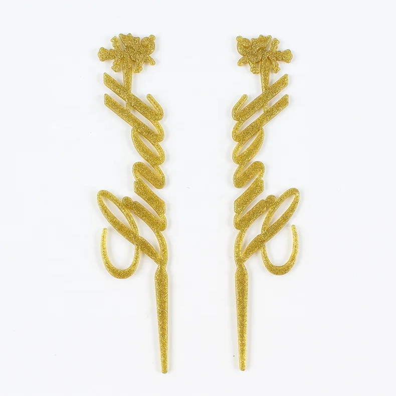 Plastic fruit pick custom shape and logo various color picks