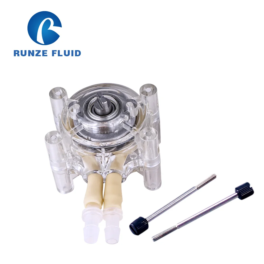 Easy Loading Silicone Rubber Tubing Peristaltic Pump Head Medical Bottle Filling