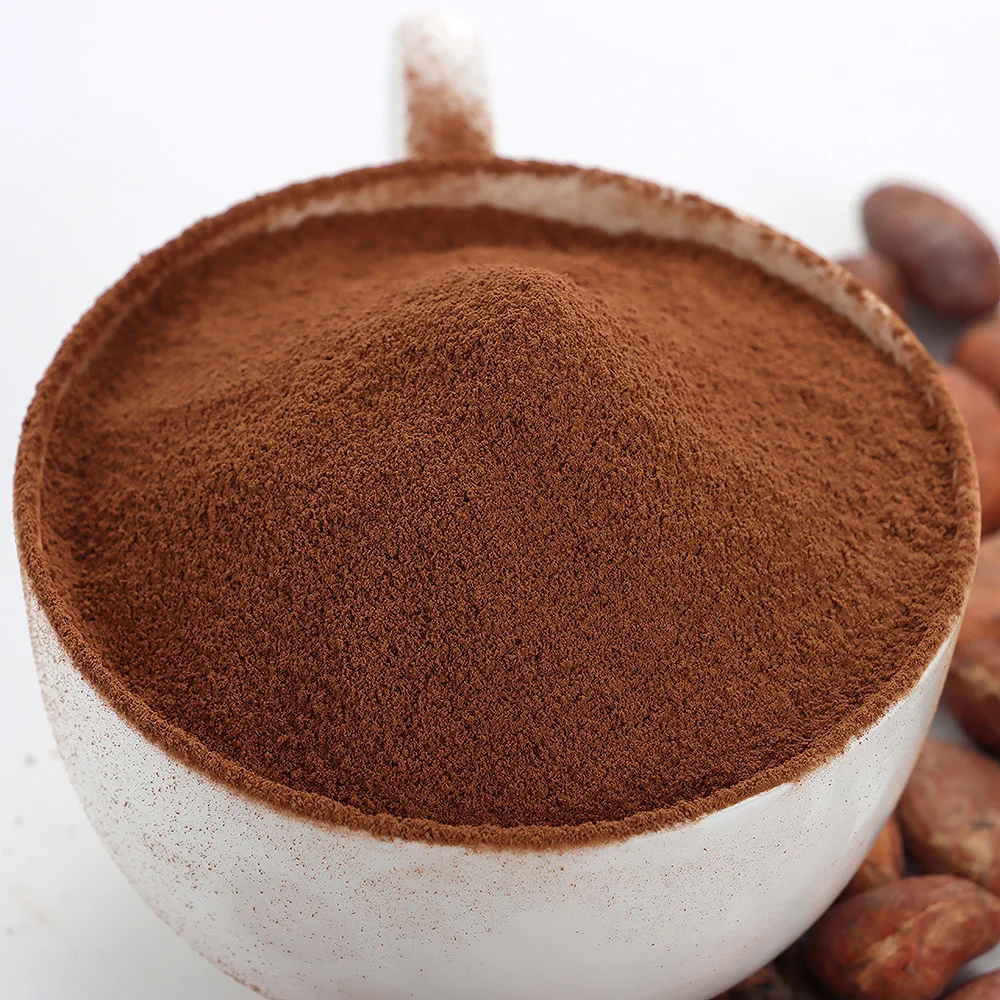 wholesale cocoa powder Direct Sale Alkalized Cocoa Powder JH0101(light brown) Food Ingredients made from West Africa cocoa beans