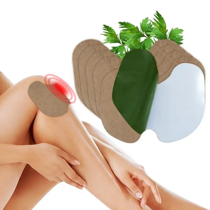 Fast effective moxa heat back rehabilitation therapy supplies for knee pain relief plaster relieving knee patch