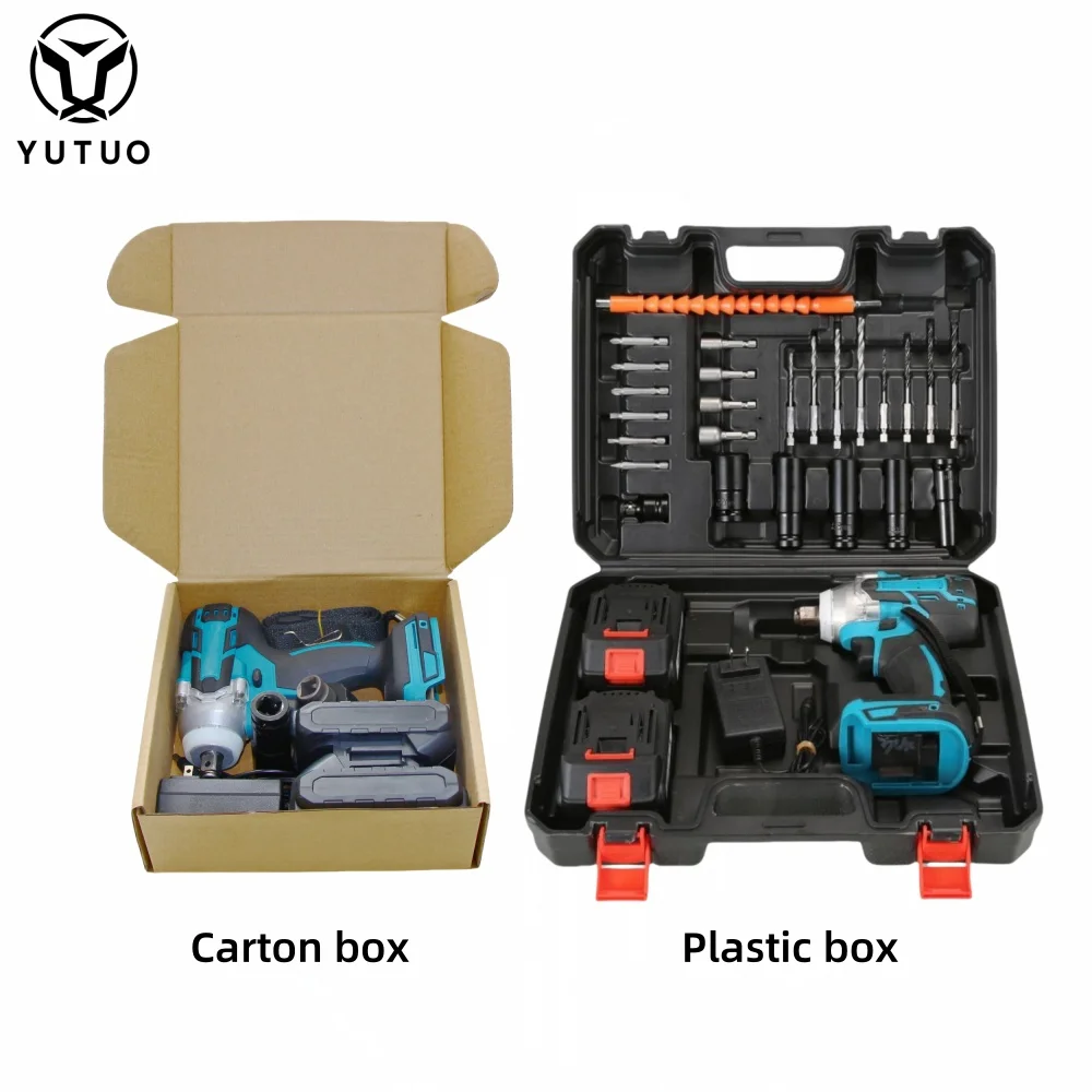 Factory On Sale Impact Wrench Brushless Torque Driver Special Electric Portable Quick Change Adapter Converts Air Power Wrench