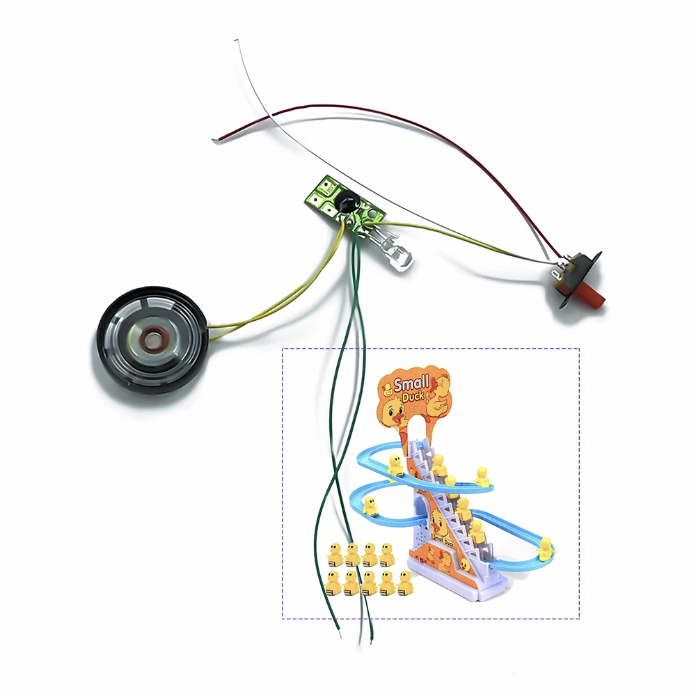 QQF C Little Toys Electric Duck Track Slide Toys pcba board toy circuit board manufacturer