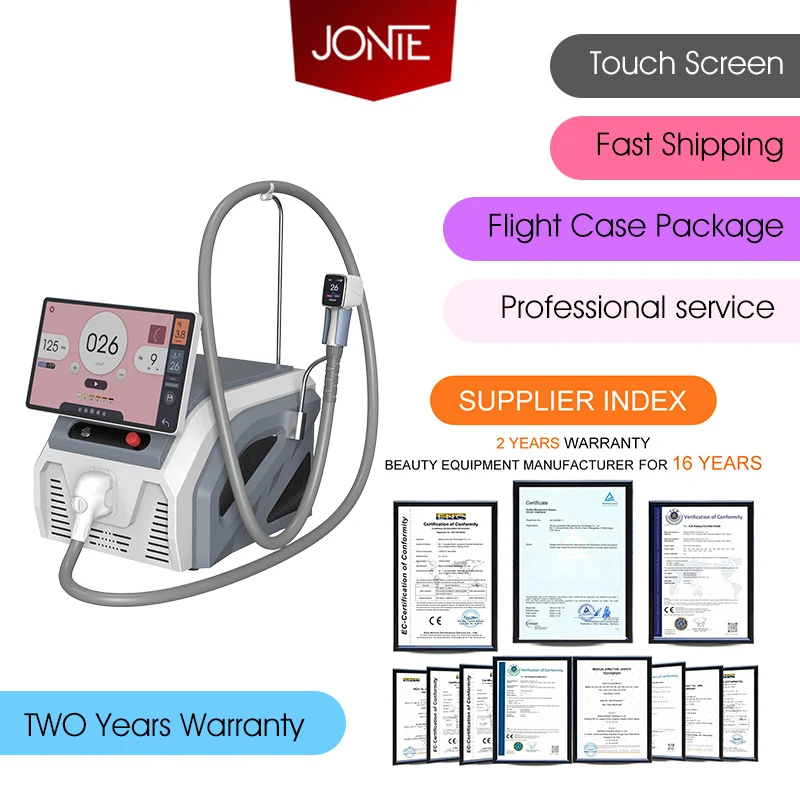 Jontelaser 808nm diodo Laser Hair Removal alexandrite laser 4 Wave Diode Laser beauty machine
