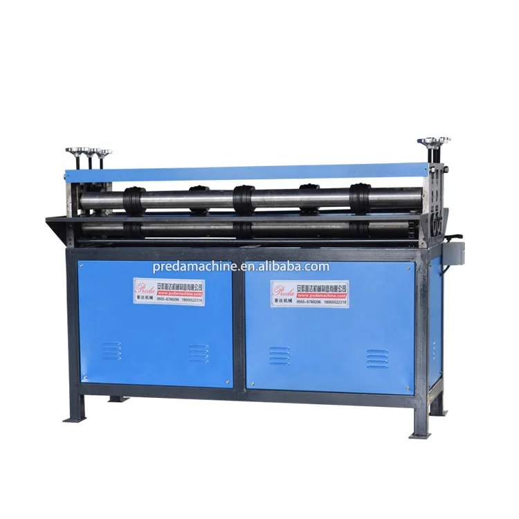 Aluminium Metal Sheet Rectangular air Duct Grooving Machine, Plate Grooving Bead Roller Machine