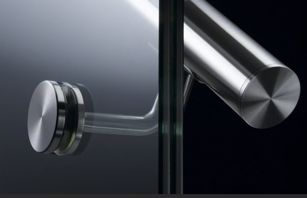 Y L handrail bracket wall mount round Glass Railing Fitting Bracket Handrail Support