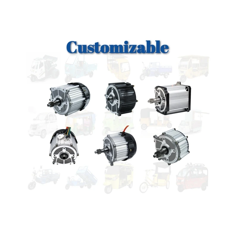 Electric Car Conversion Kit 1000w 1200W E Rickshaw Spare Parts Brushless Dc Motor 48v