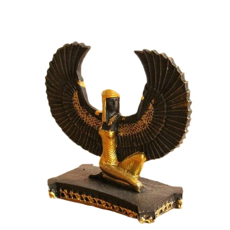 Custom Resin Crafts Ancient Egypt Isis Goddess Statue Home Decoration