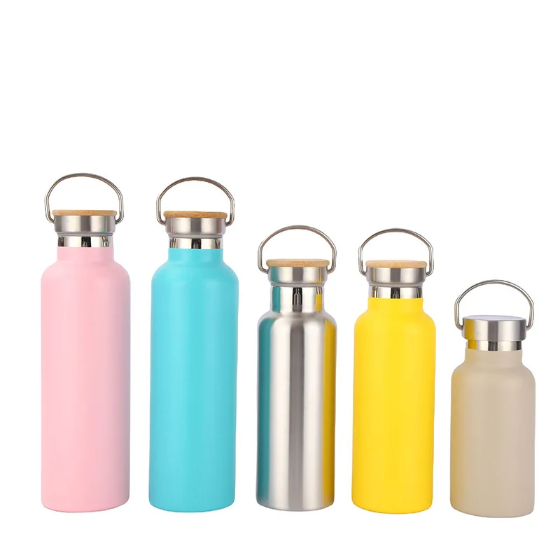 Wholesale 350ml 500ML 750ml 1000ml Double Wall wholesale stainless steel hot customer water bottle