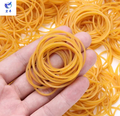 Colorful custom Natural Rubber band Size different types / solid color Rubber band