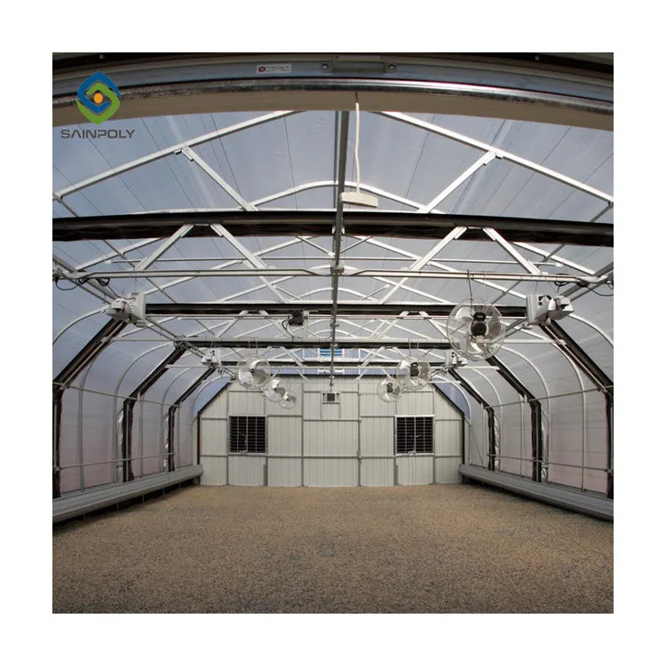 Agriculture Poly Tunnel Blackout Automatic Light Deprivation Hemp Greenhouse For Canada / USA