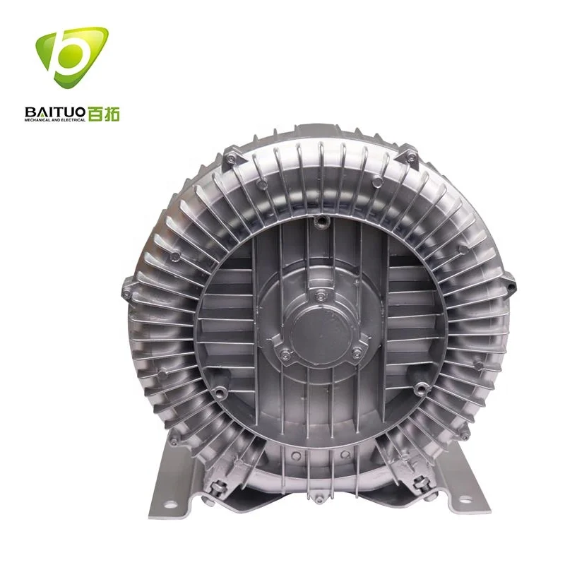 Customized 1500W/2hp Single Stage Phase High Pressure Air/Vacuum/Electric/Ring Blower