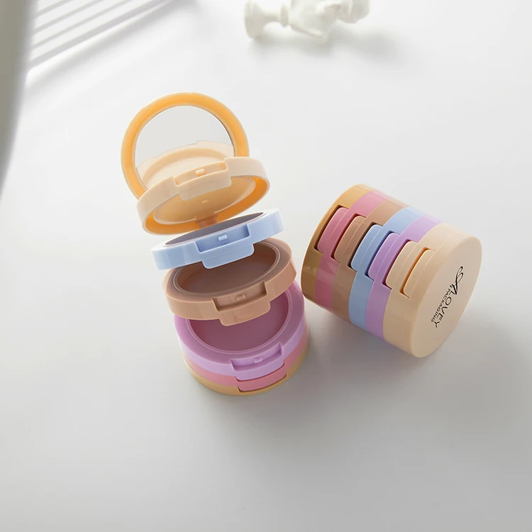 Can do Any Combination Multilayer Stackable Compacts Empty Powder Compact Case 50MM