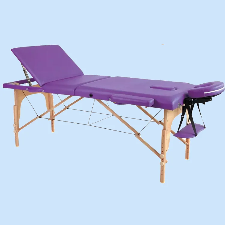 Camilla Para Masajes Mesa de Masaje Luxury 3 Section Portable  Salon Facial Massage Table Bed