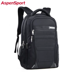 AspenSport с несколькими отделениями оптовая продажа для мужчин 17 дюймового ноутбука школьные рюкзаки мальчиков водонепроницаемый черный