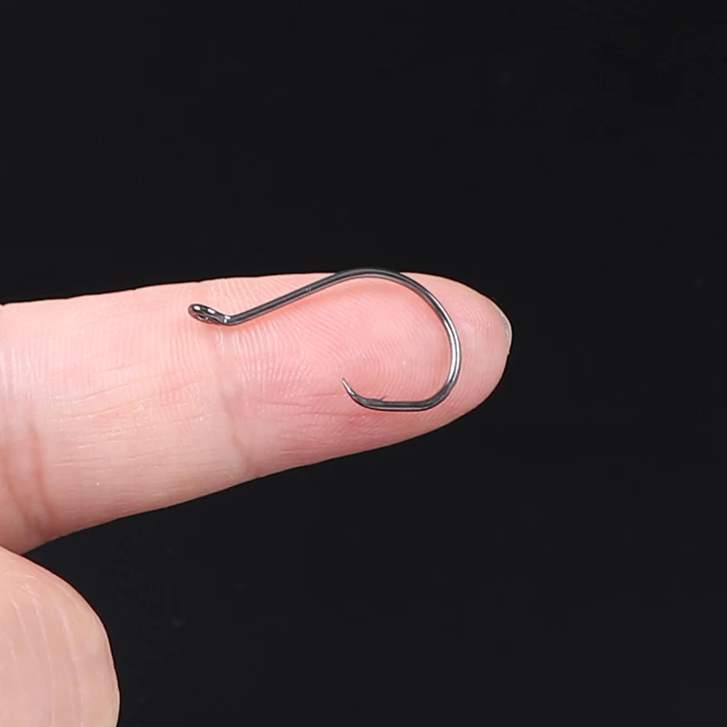 MOBIOS 4# Stock Fishing Hook High Quality Down Eyes Circle Single Fishing Hook 7228BP