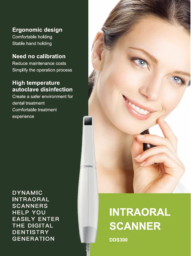3D Digital Fast Scanning Process Intraoral Scanner Dentistry 3.0 Ture Color Anti-Fog Oral Scanner