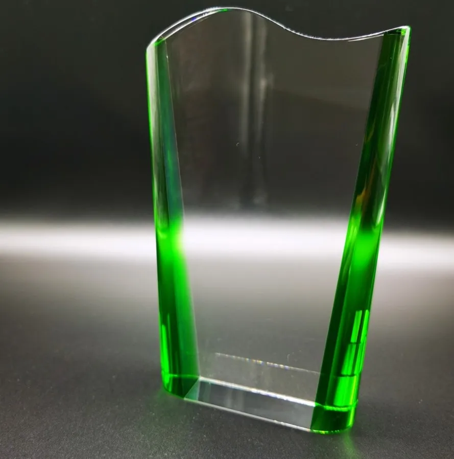 Music Award Trophy Wholesale Blank Crystal Customized Music Note Festival Crystal Glass Souvenir Trophy