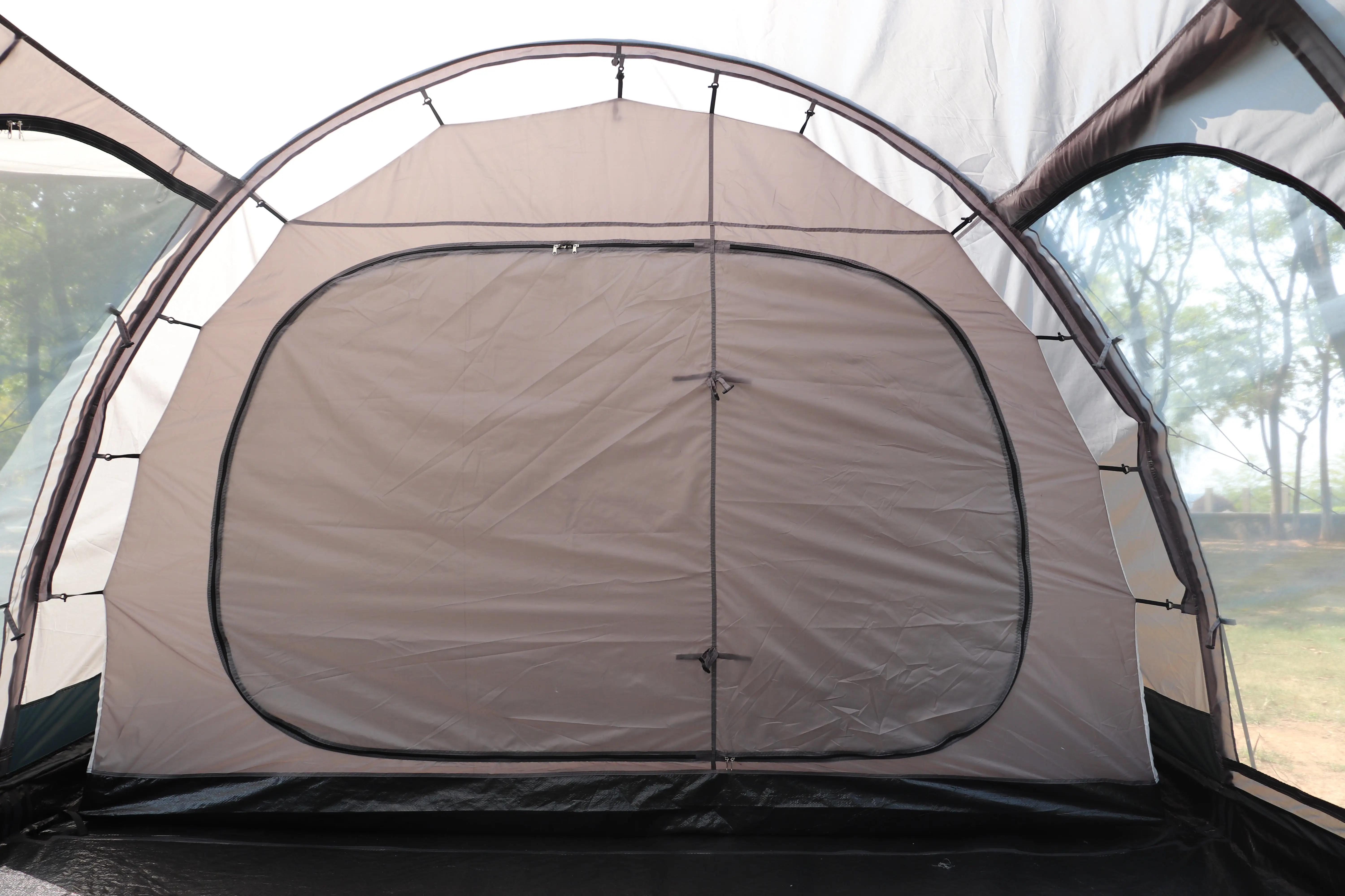 3 Room German Family Water Proof 3000mm Proof Family 6 Person Tunnel  Big Camping Tent Family Outdoor