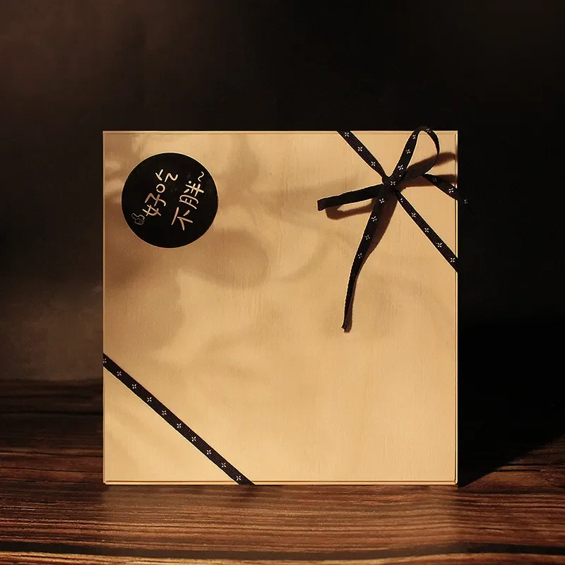 custom Logo Natural Handmade Food Containers Disposable Wooden Boxes Gift boxes