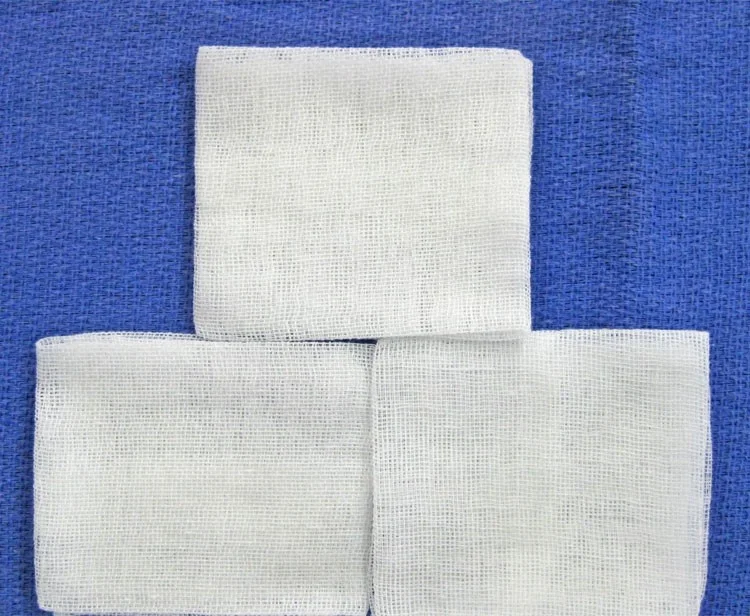 Cotton gauze material 100 yards gauze roll bulb 45 x 45 sterile surgical hydrophilic cotton gauze