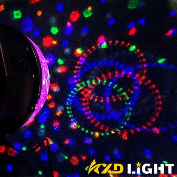 Hot Sale Wholesale LED Disco Ball Light Mobile Control Crystal Magic Music Rotating Ball Light for Christmas Party