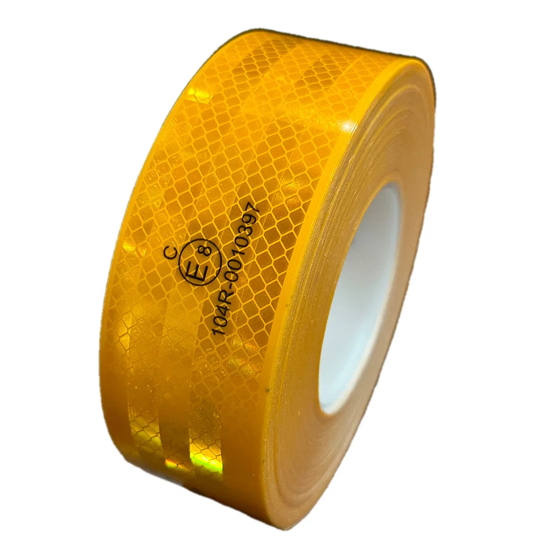 5.08cm*45.7m Emark Ece104R RTLITE E8 Code Approval Safety Warning Conspicuous Vehicles Reflective Tape