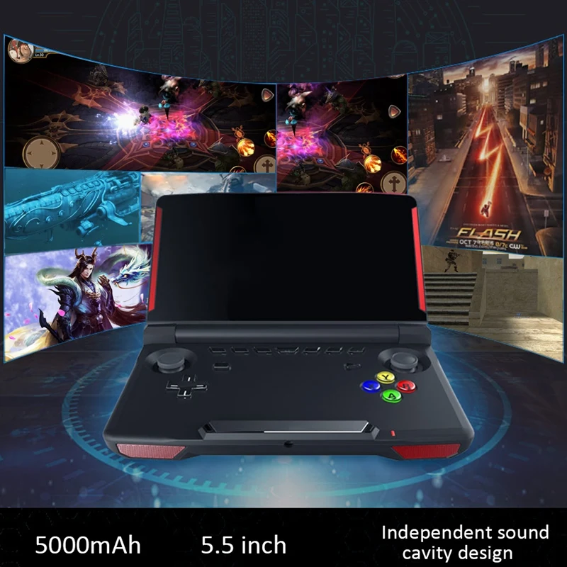 2022 NEW X18 Handheld Game Player 5.5 inch Touch Screen 5000MA Android 7.0 Quad core 2G RAM 16G ROM video Gaming console