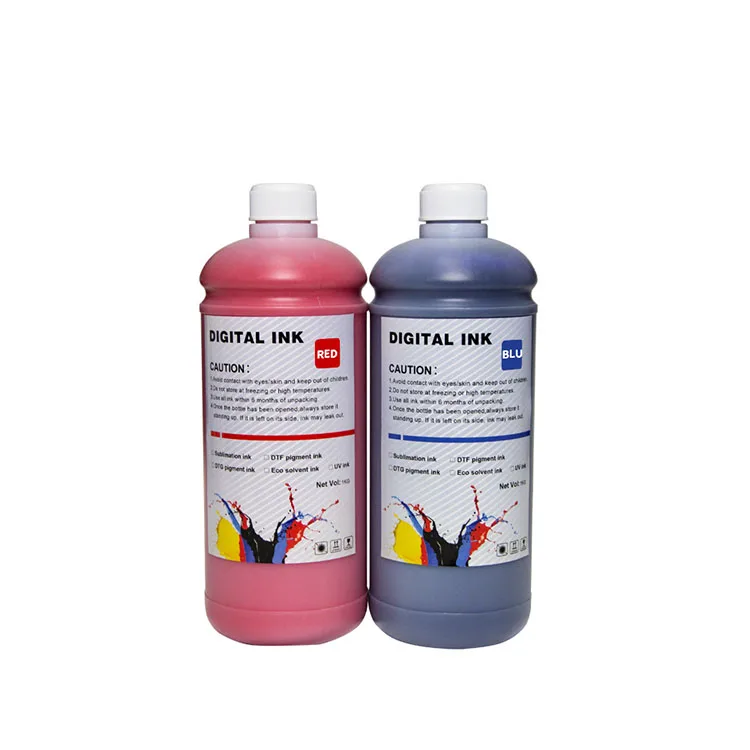 High-end Pigment Ink Wide Format Ink Cartridge Direct To Garment For Epson Dx5 Dx6 Dx7 Dx9 F2000 I3200 4720 R1390 Xp600 L1800