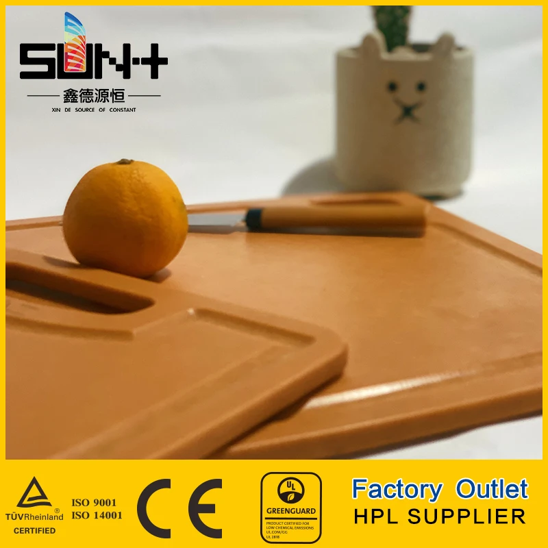 Высококачественный ламинат Антибактериальная разделочная доска HPL китайского производства