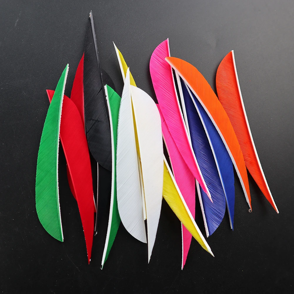 Arrow Feather Vanes Archery Accessories for Carbon Fiberglass Wood Bamboo Shaft Hunting Traditional Longbow Barebow Archery