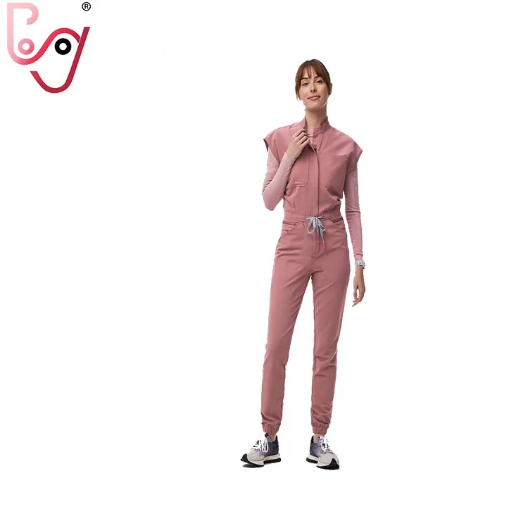 2024 popular Fashionable Designs New Style Cargo Jumpsuit Scrubs Uniforms Sets Medical Suit Hospital Nurse Doctor Uniform