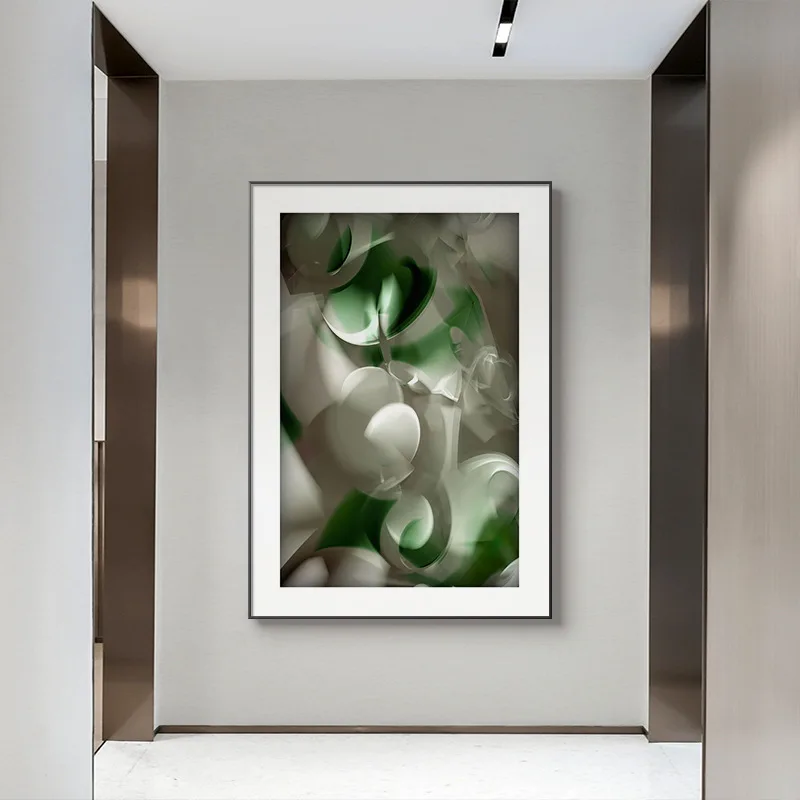 Modern Simple Entrance Porch Decorative Painting Abstract Art Bedroom Bedside Hanging Painting Dining Room Wall Mural