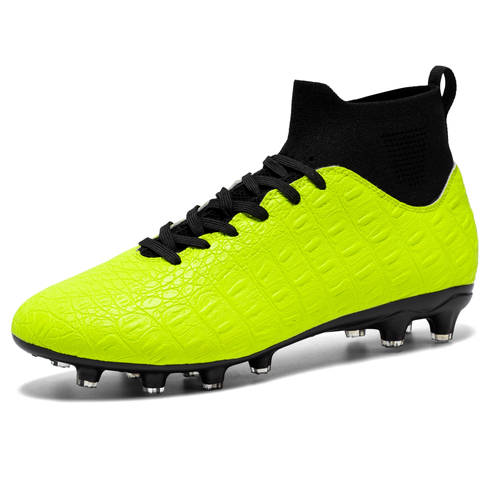 Cross-border patent new spike football shoes 10 colors 32-46 yards main push discount
