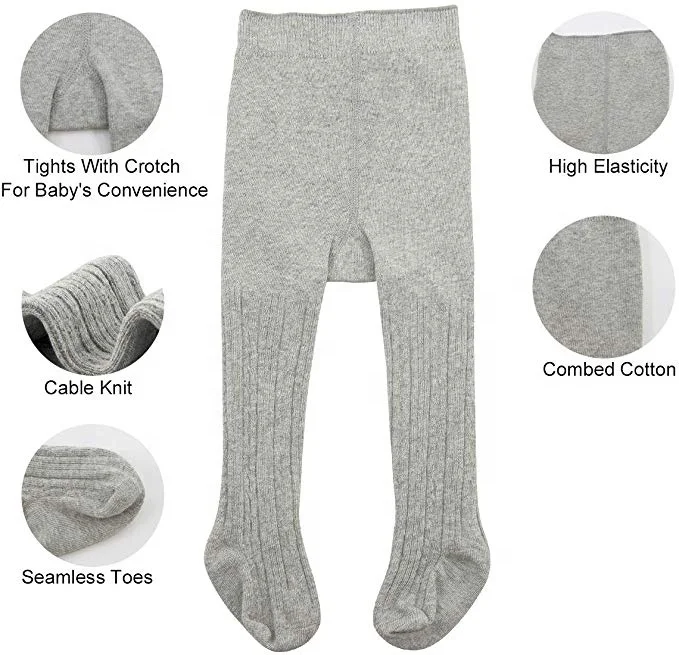 Baby Girls Infant Soft Tights Toddler Seamless Leggings Winter Knit Warm Newborn Pants Stockings