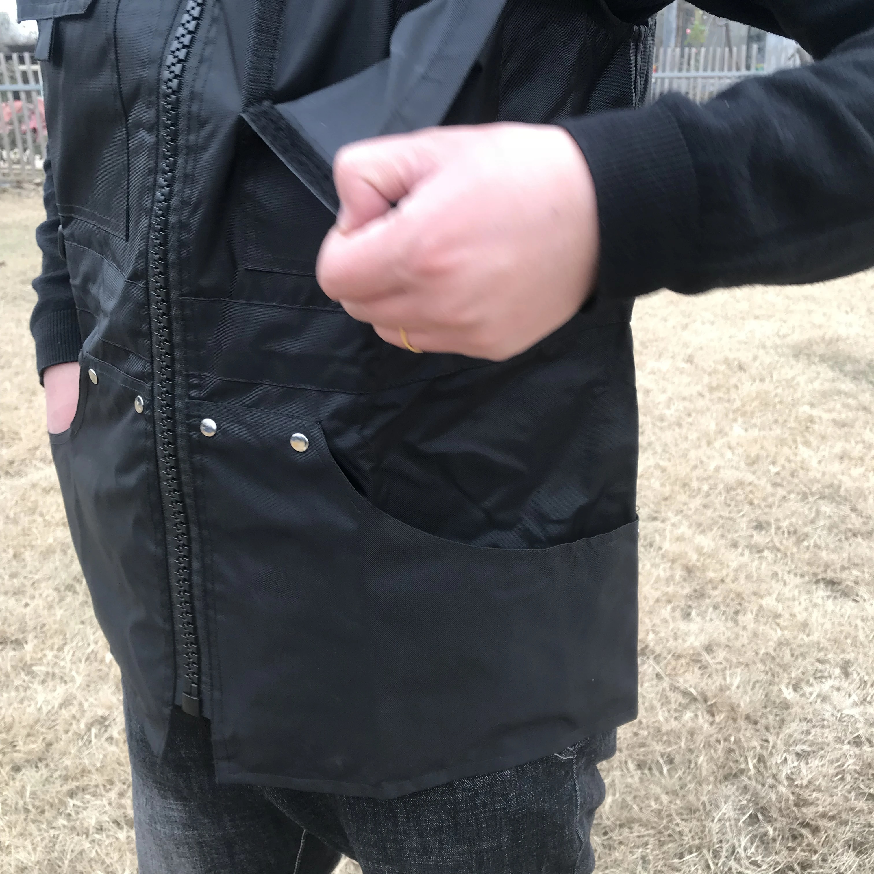 with ball releasing pocketbite suit trainer vest