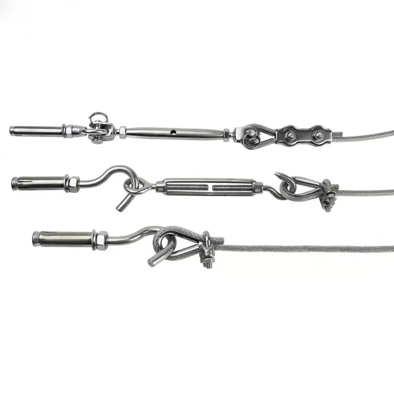 1.5mm Outdoor String Light Hanging Stainless Steel Wire Rope Sling for Holiday Decorative