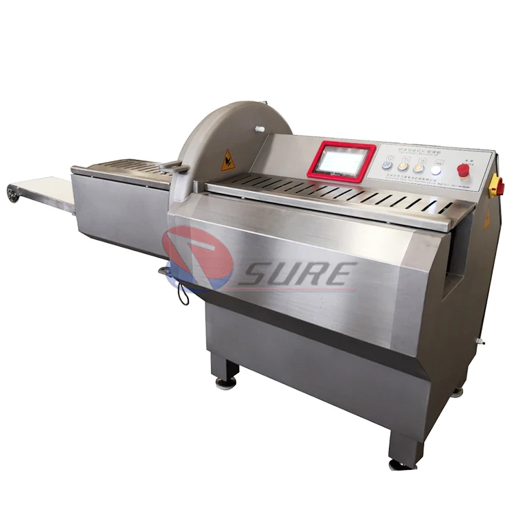 Industrial Pork Beef Bacon Slicing Meat Roll Cutting Machine Fully Automatic Industrial Meat Slicer Machine
