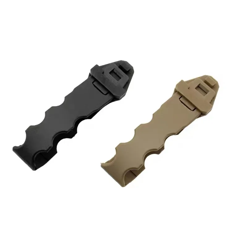 Fight Light Series Taco Pouch Molle Fastener 2 Packs 5.9in Tactical MOLLE Malice Clips Short Coyote