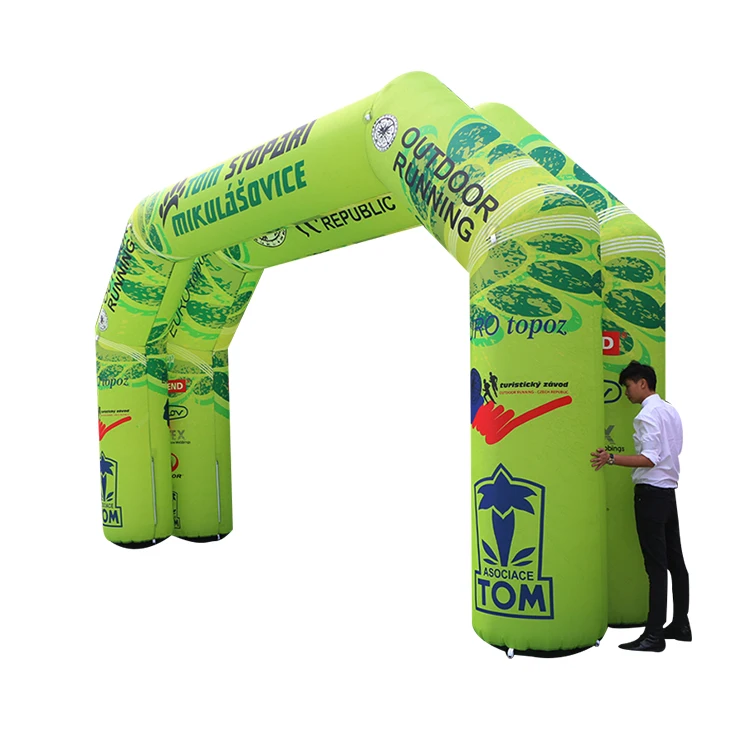 Outdoor Advertising Archway Inflatable Arch For Grand Opening Event Custom Wedding Arch Display