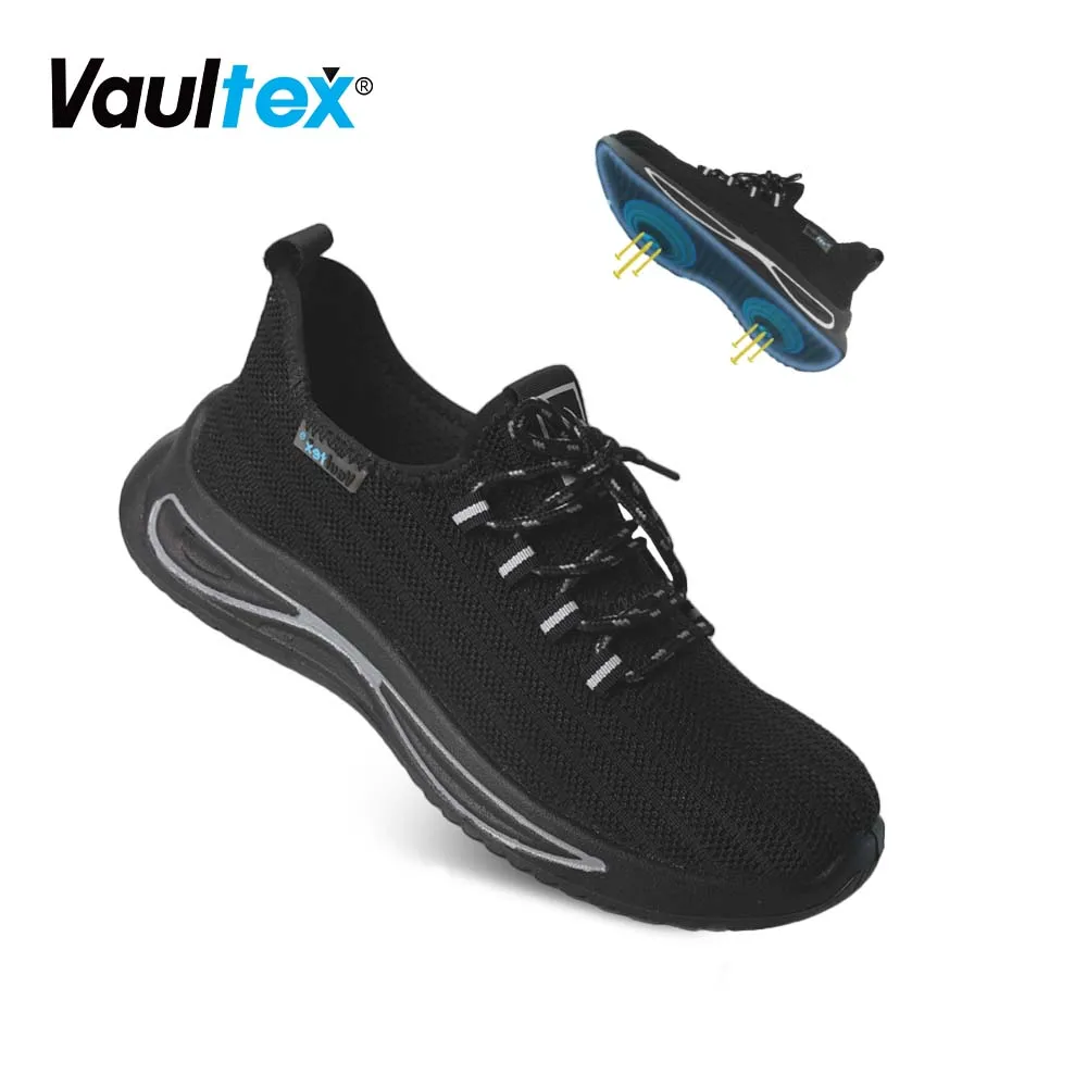 Vaultex Fashion Outdoor Shoes Lightweight Steel Working Footwear Anti-smashing Plastic Toe Shoes Safety