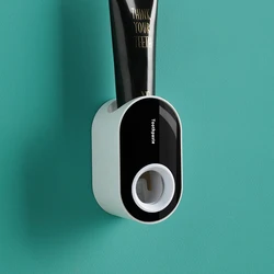 Factory Direct Glossy Wall-mounted Automatic Dustproof Toothpaste Device Tothpaste Squeezer