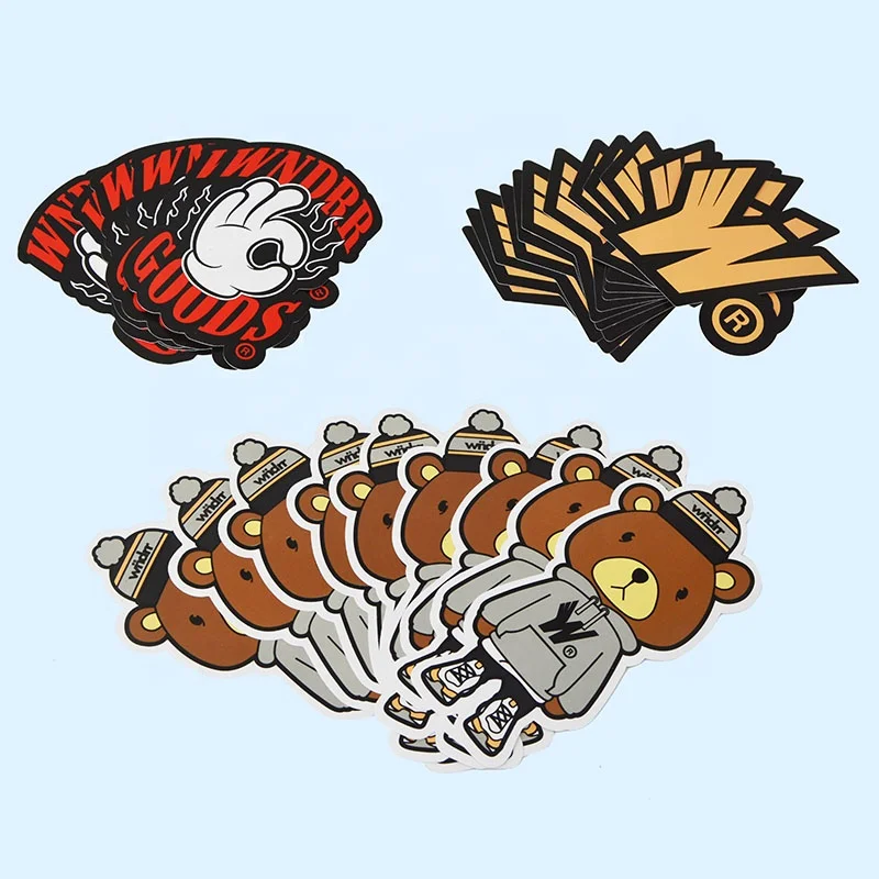 Custom Printed High Quality Waterproof Decoration Pvc Vinyl Car Decal Stickers Labels for Laptops