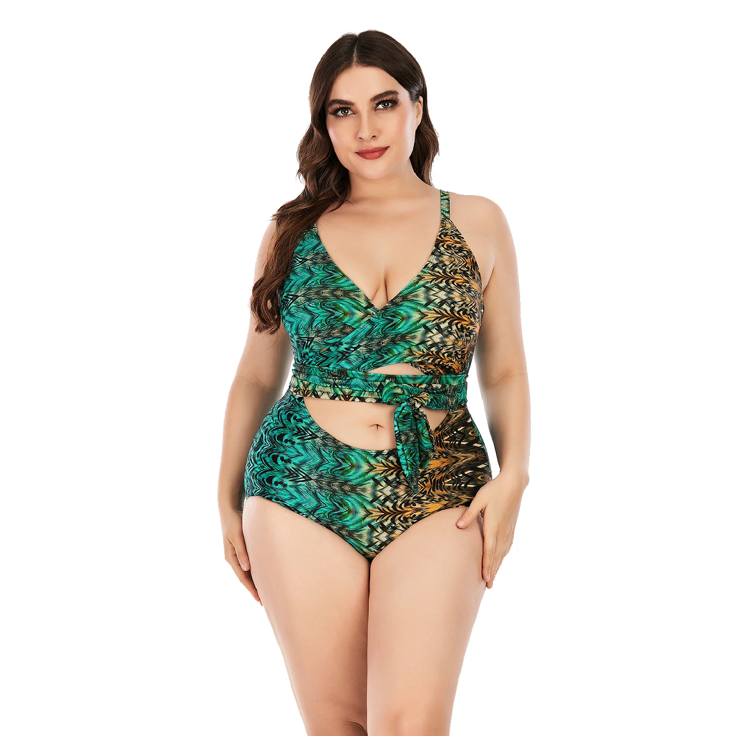 Larger Sizes Adults Open Sexy Girl Full Swimsuit Womens Luxury Swimwear Women Beach Dress
