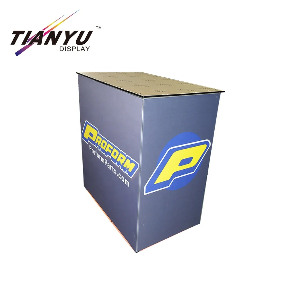popular portable exhibition booth advertising counter table