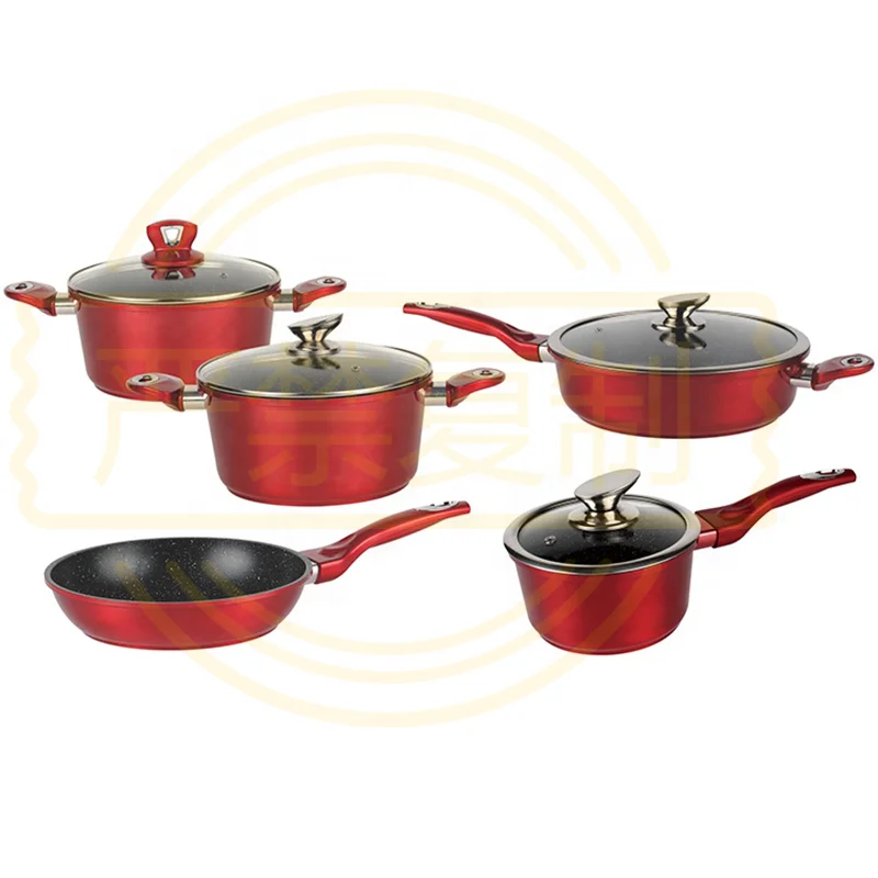 Pots and Pans Cookware Set Multi-function Utensils Cooking Pot Set
