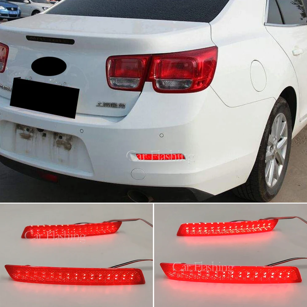 Car LED Rear Bumper Tail Lights For Chevrolet Malibu 2012 2013 2014 2015 Reflector Lamp Brake Stop Light Car Style