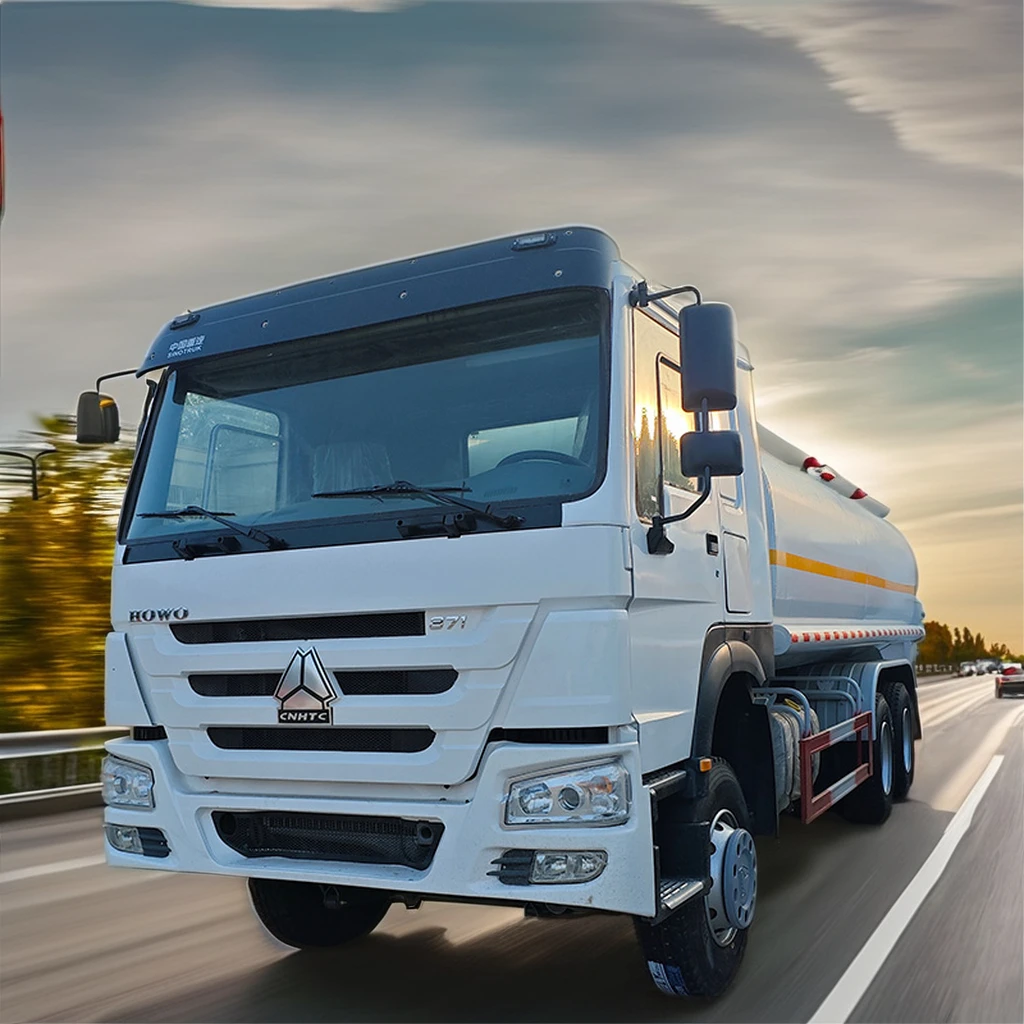 Factory Supplier Used Sinotruk Howo 6x4 Diesel Tanker Truck 20000L Liquid Fuel Tank Manual 8x4 371/375hp Second Hand Truck Sale