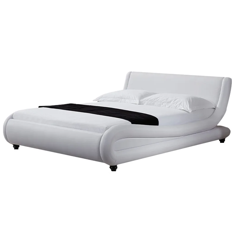 Hot Sale White New Italian Design Beds For Mdeorn Bedroom Furniture