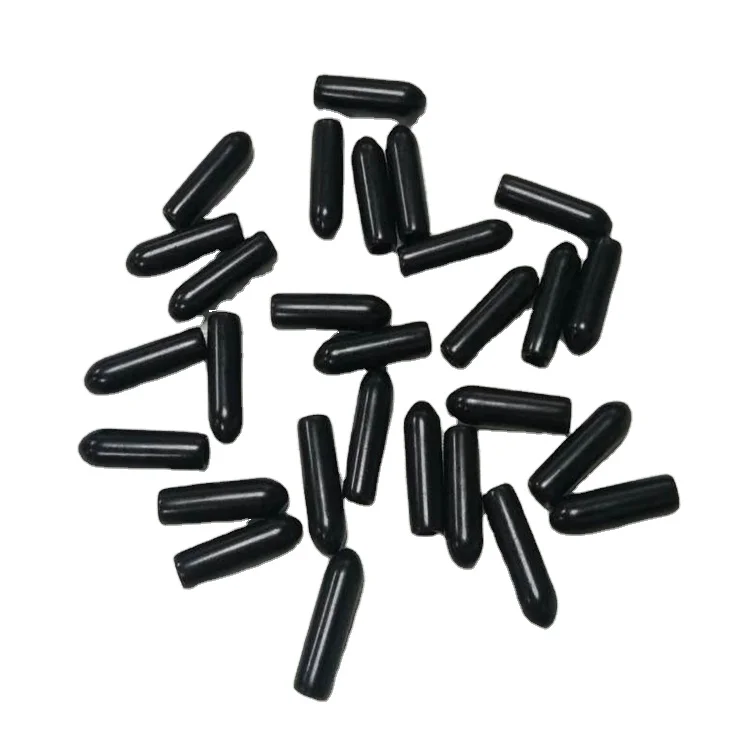 Supply Black Soft Dust Hat Fiber Optic Cable Clips 3mm fiber optic cable dust hat