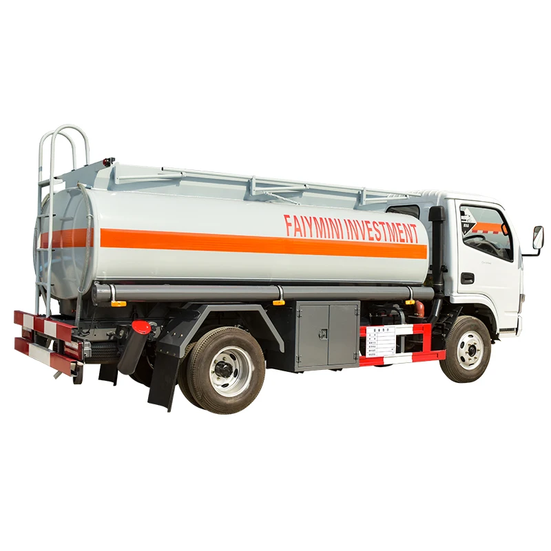 China Famous Brand Dongfeng 6000 Liters Gasoline Petrol Fuel Tanker
